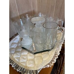 Tiara Indiana Ponderosa Pine Goblet And Beer‎ Mugs